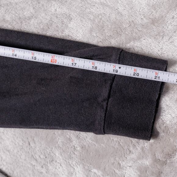 Harley Davidson USA Race Logo Baseball Tee Gray Black Long Sleeve Tshirt Mens L - Picture 7 of 8